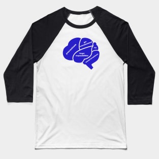 Parts of a Depressed human brain Baseball T-Shirt